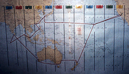 1972 Heading home & chart of deployment track
